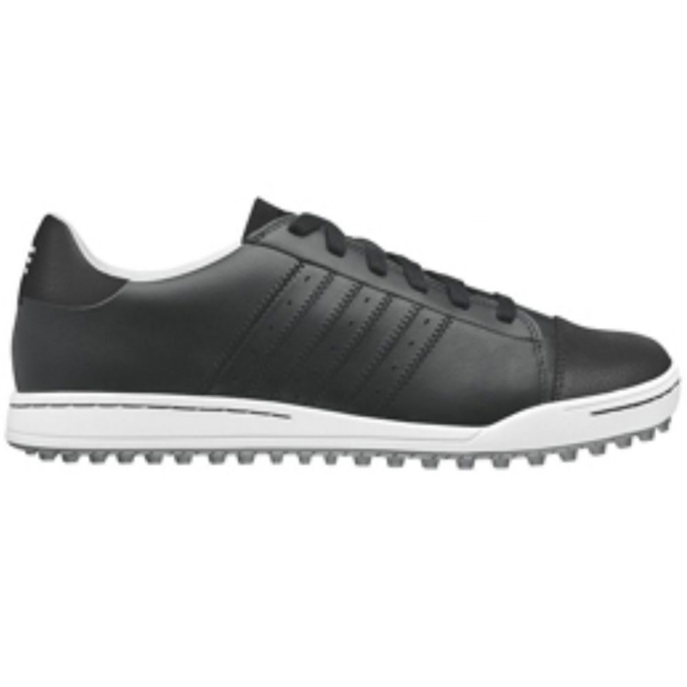 Adidas Men's AdiCross Black Leather Spikeless Golf Shoes Sneakers, Sz 11